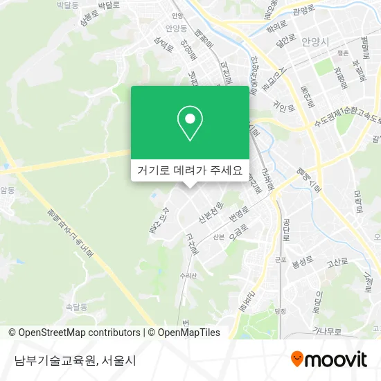 남부기술교육원 지도