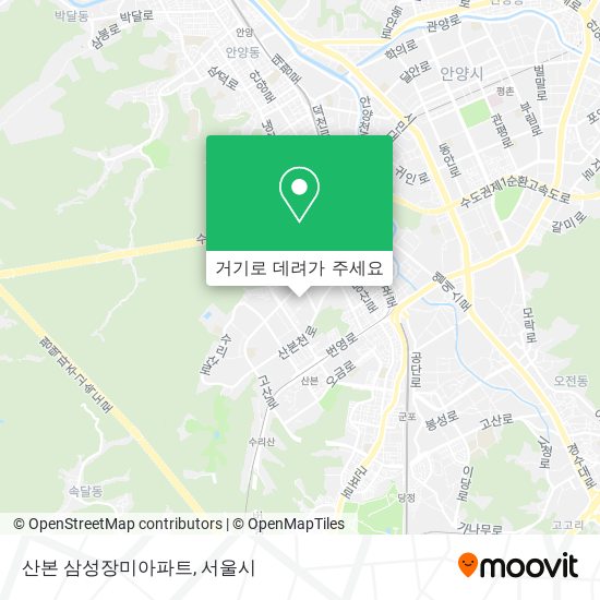 산본 삼성장미아파트 지도