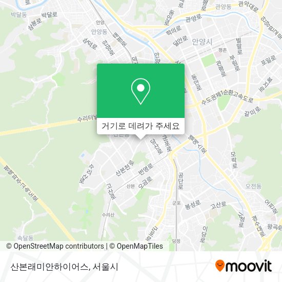산본래미안하이어스 지도