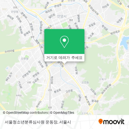 서울청소년분류심사원 운동장 지도