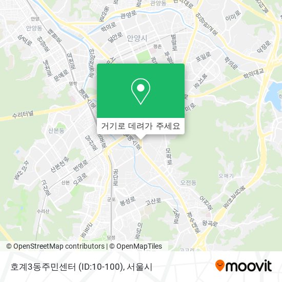 호계3동주민센터 (ID:10-100) 지도