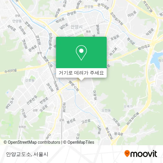 안양교도소 지도