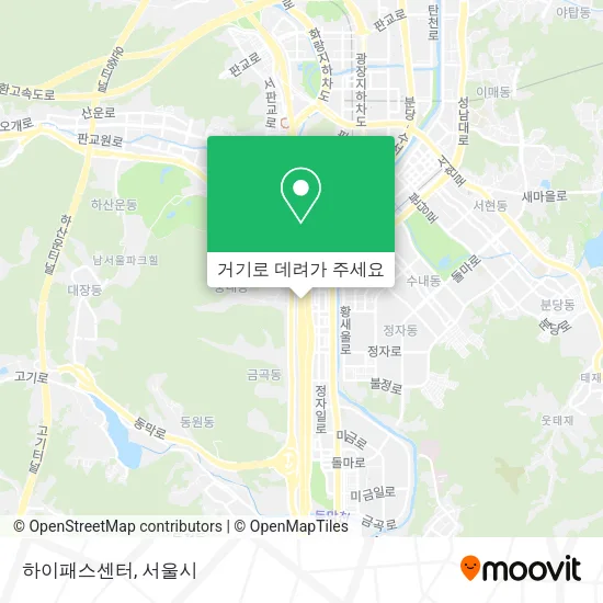 하이패스센터 지도