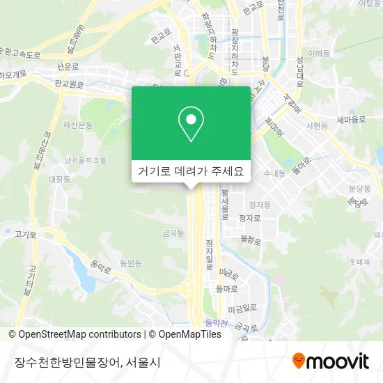 장수천한방민물장어 지도