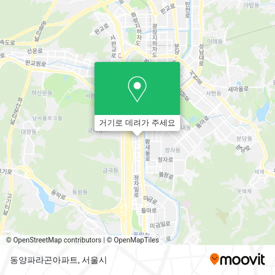 동양파라곤아파트 지도