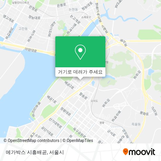 메가박스 시흥배곧 지도