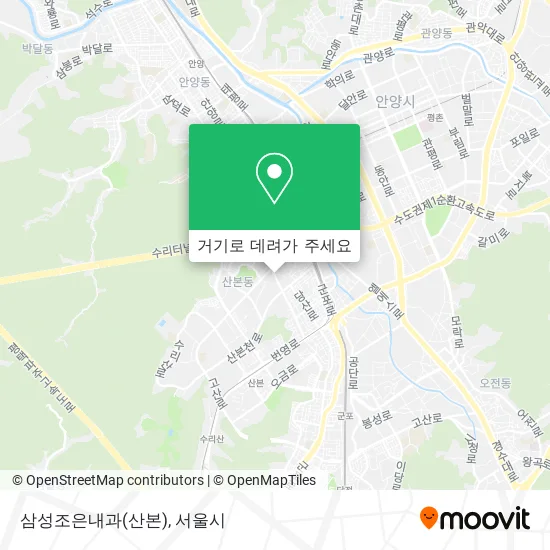 삼성조은내과(산본) 지도