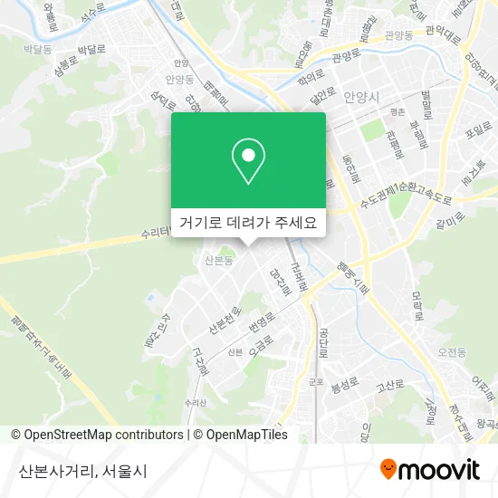 산본사거리 지도