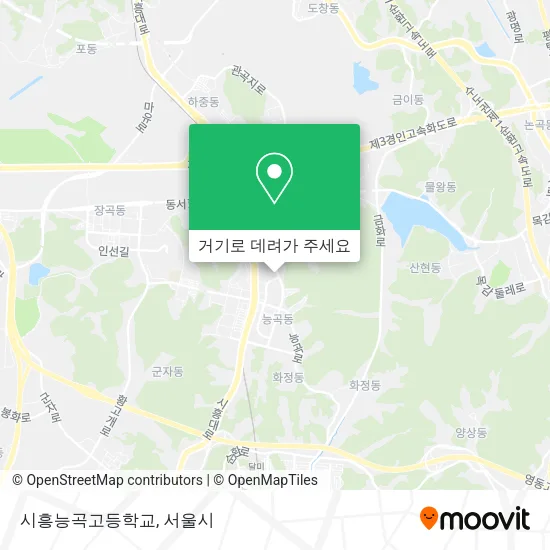 시흥능곡고등학교 지도