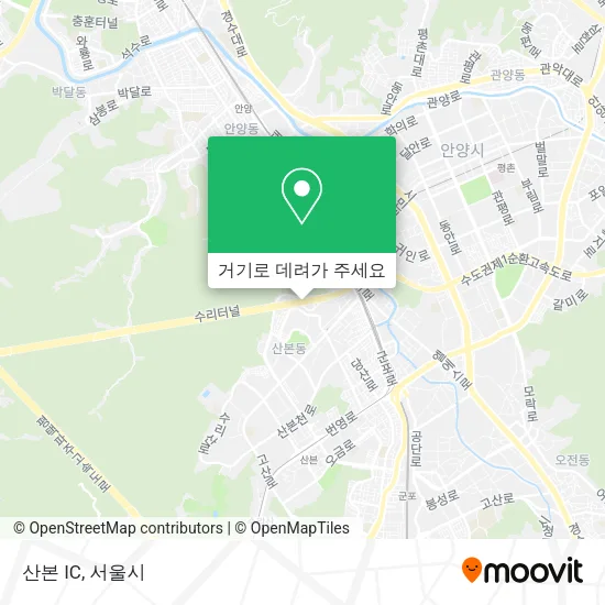 산본 IC 지도