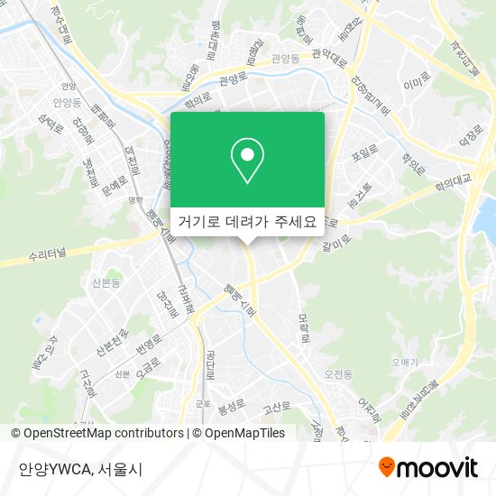 안양YWCA 지도