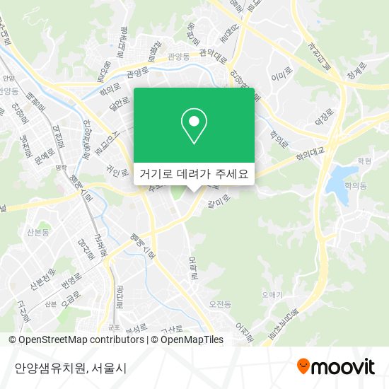 안양샘유치원 지도