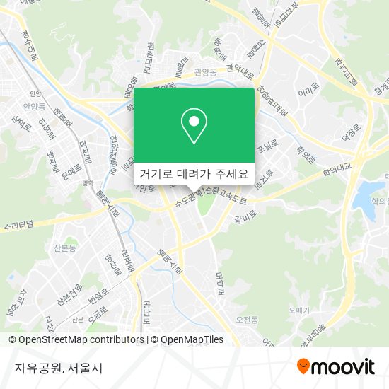 자유공원 지도