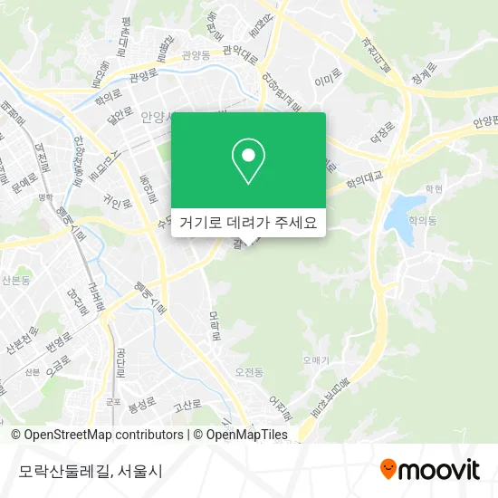 모락산둘레길 지도