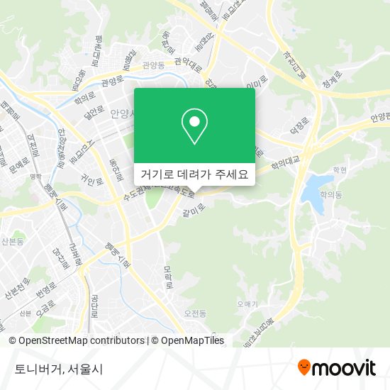 토니버거 지도