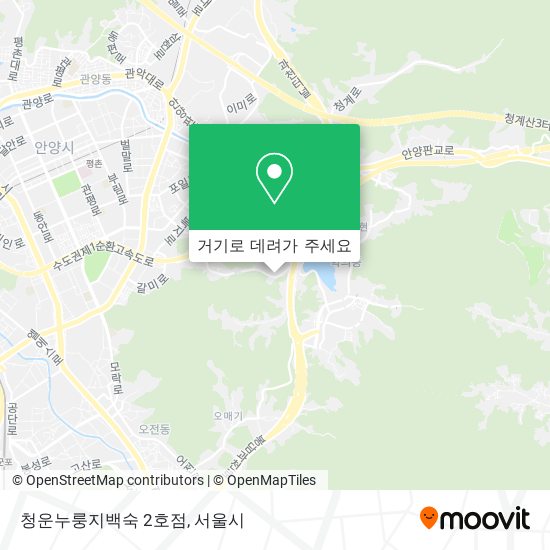 청운누룽지백숙 2호점 지도