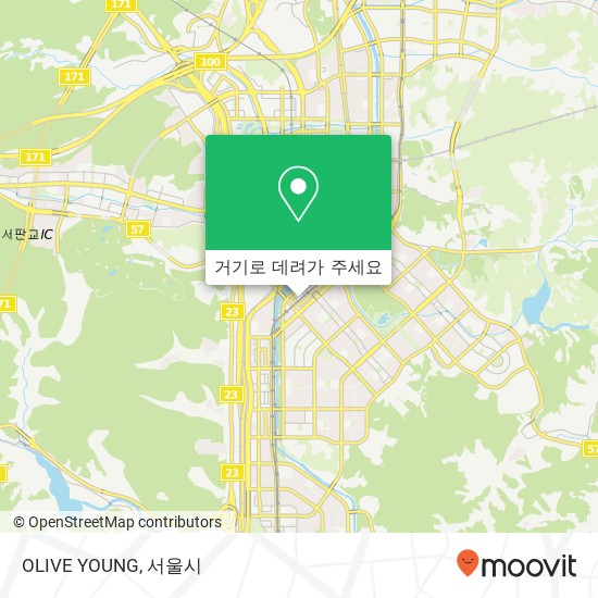 OLIVE YOUNG 지도