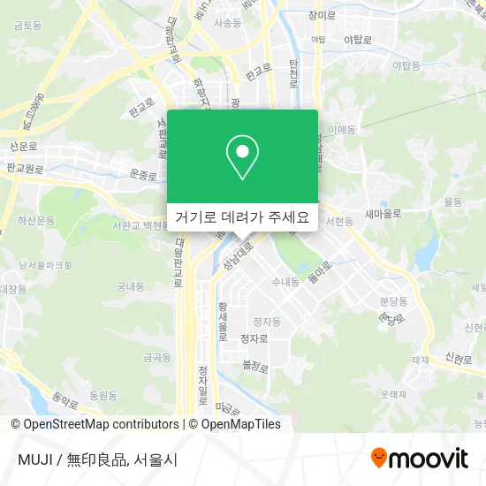 MUJI / 無印良品 지도