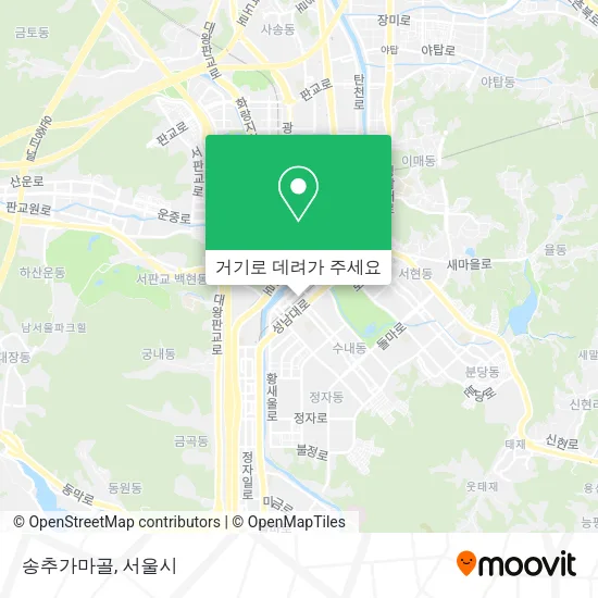 송추가마골 지도