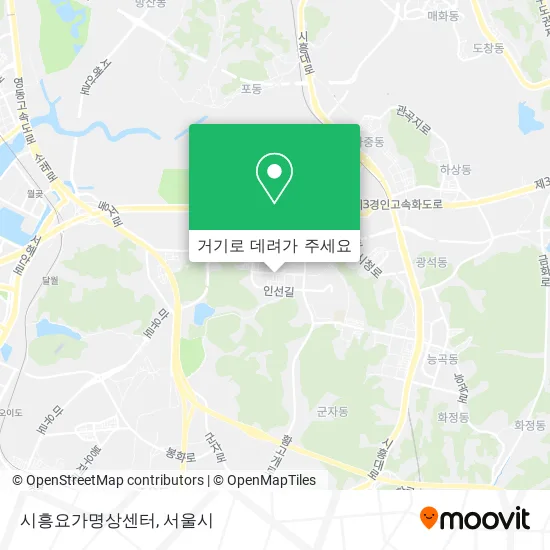 시흥요가명상센터 지도