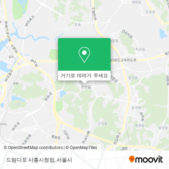드림디포 시흥시청점 지도