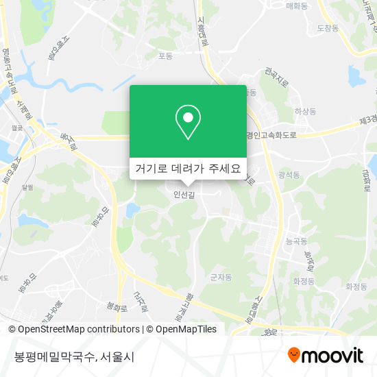봉평메밀막국수 지도