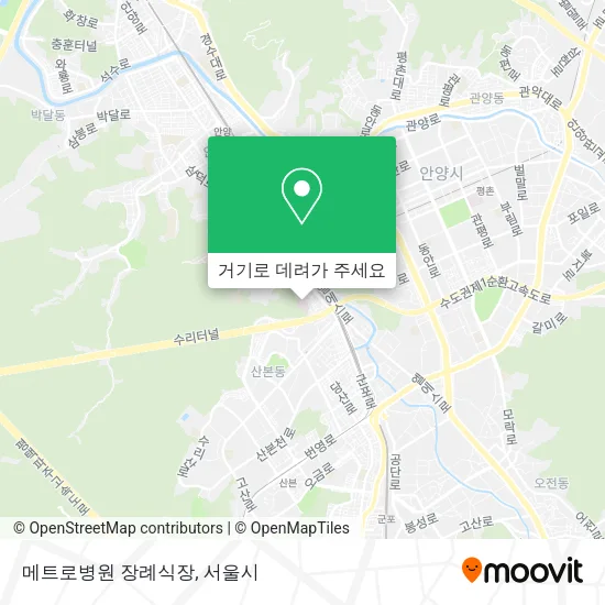 메트로병원 장례식장 지도