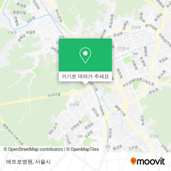 메트로병원 지도