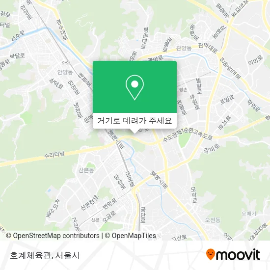 호계체육관 지도