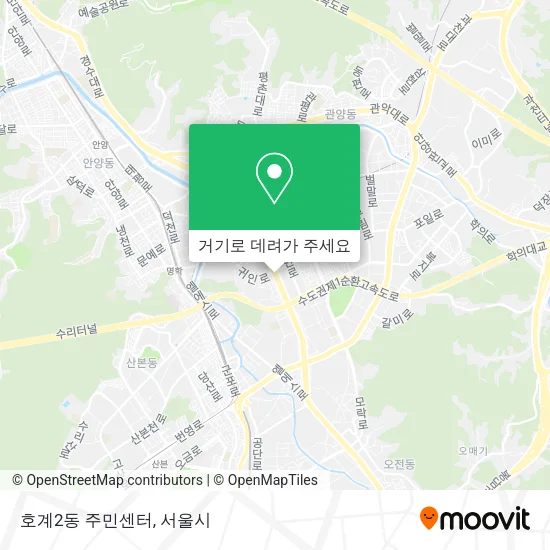 호계2동 주민센터 지도