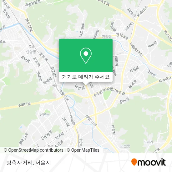 방축사거리 지도