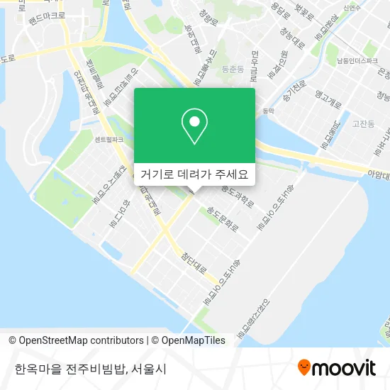 한옥마을 전주비빔밥 지도