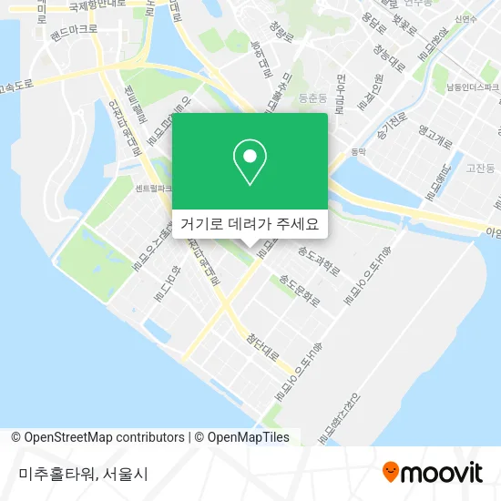 미추홀타워 지도