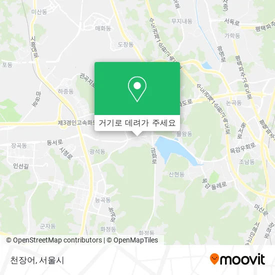 천장어 지도