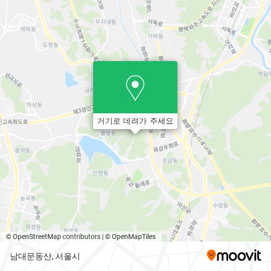 남대문동산 지도