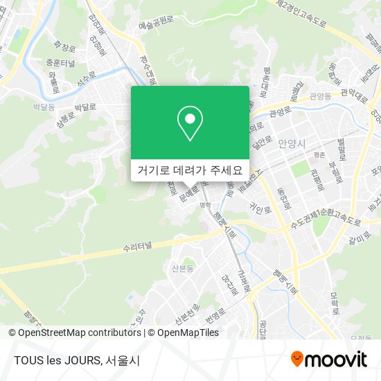 TOUS les JOURS 지도