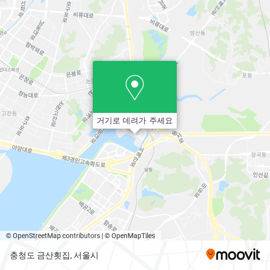충청도 금산횟집 지도