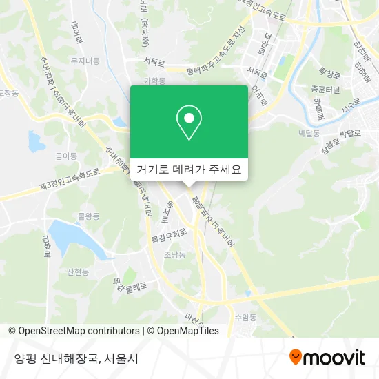 양평 신내해장국 지도