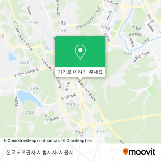 한국도로공사 시흥지사 지도