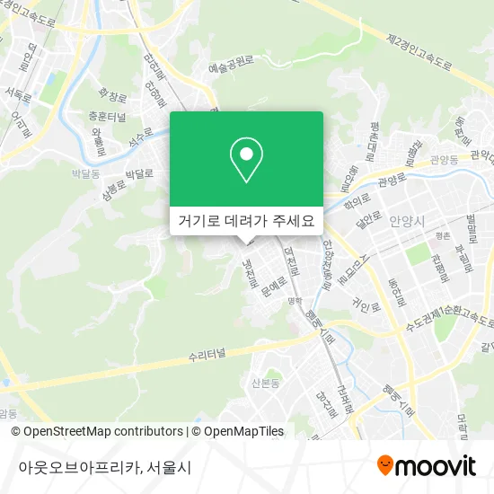아웃오브아프리카 지도