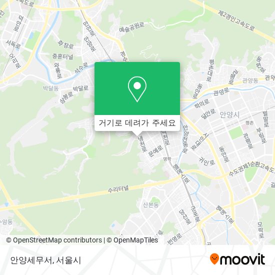 안양세무서 지도