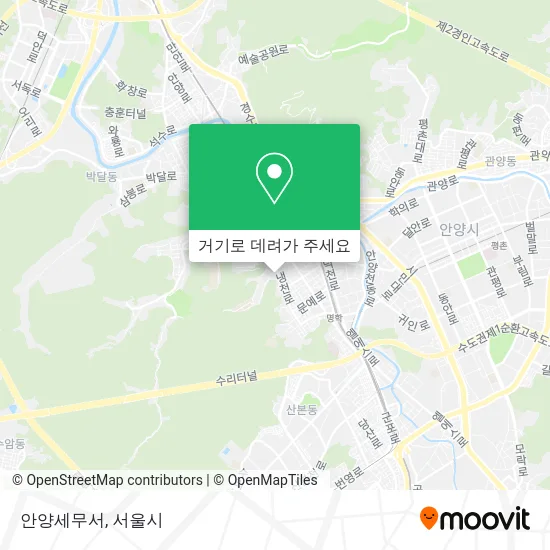 안양세무서 지도