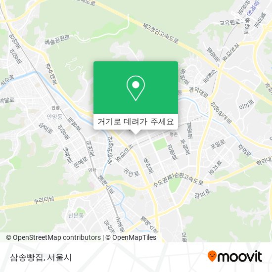 삼송빵집 지도