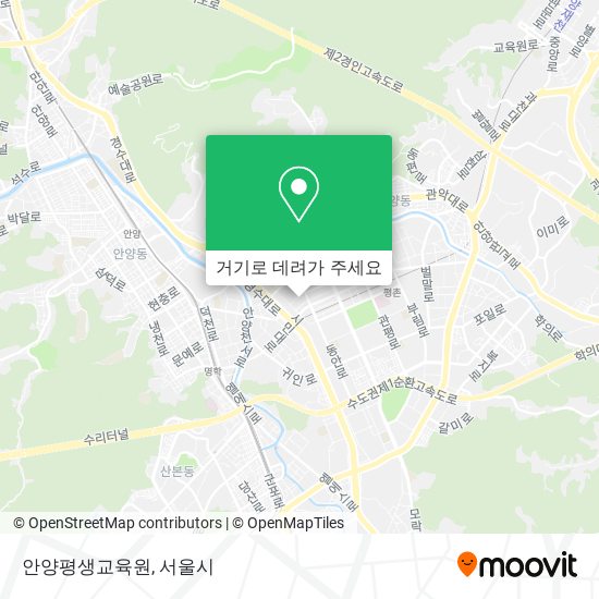 안양평생교육원 지도