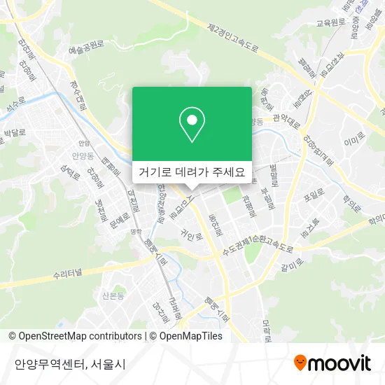 안양무역센터 지도