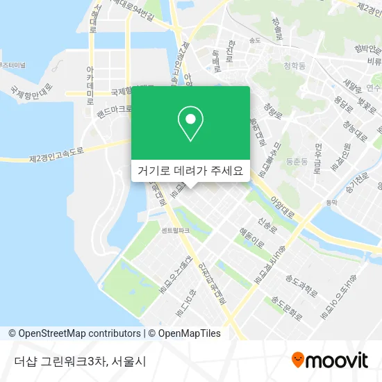 더샵 그린워크3차 지도