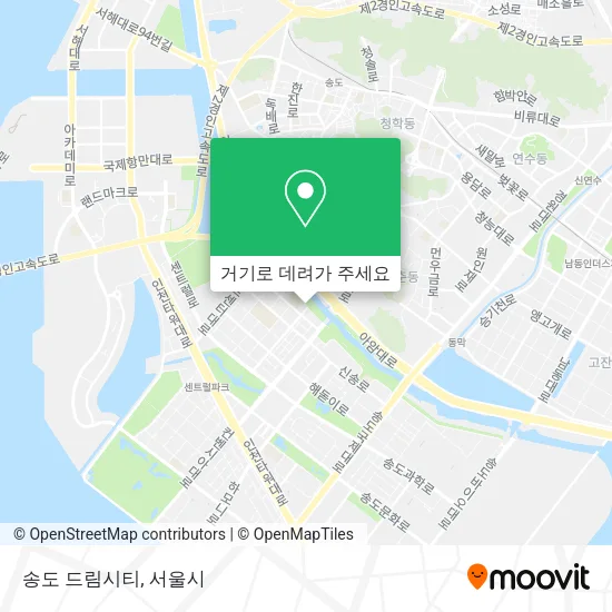송도 드림시티 지도