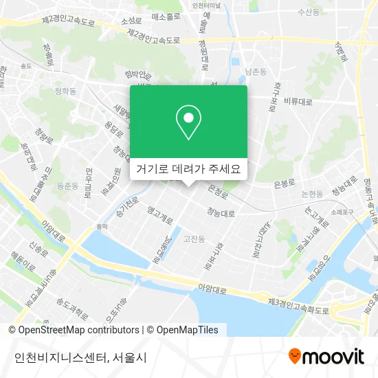 인천비지니스센터 지도