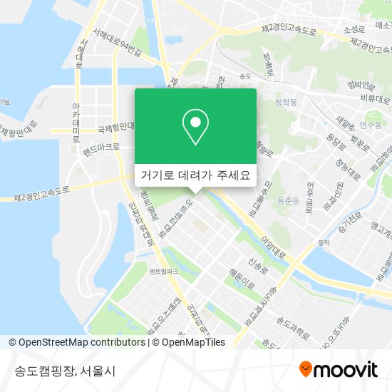 송도캠핑장 지도