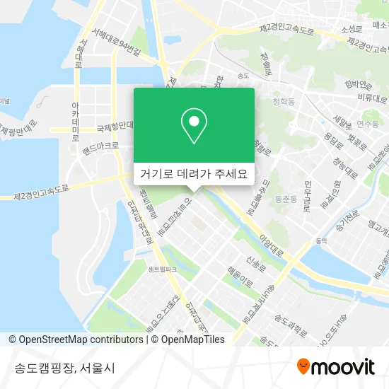 송도캠핑장 지도